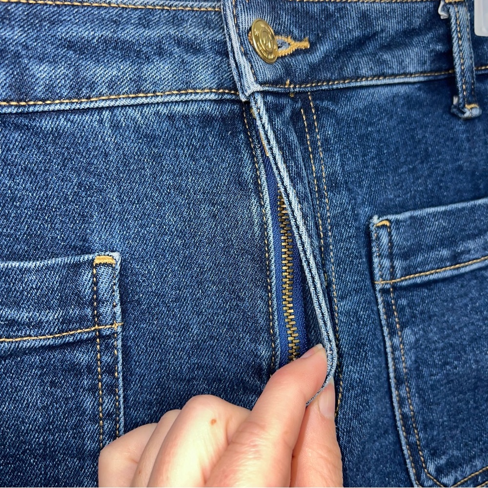 Michael Kors High Rise Straight Leg Jeans Medium Wash Women’s Size 8 - Picture 5 of 14